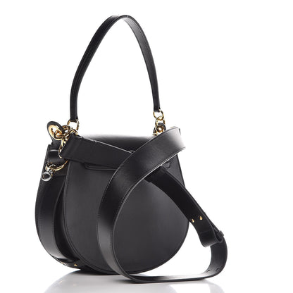 Chloe Calfskin Suede Large Tess Bag Black 4 of 8