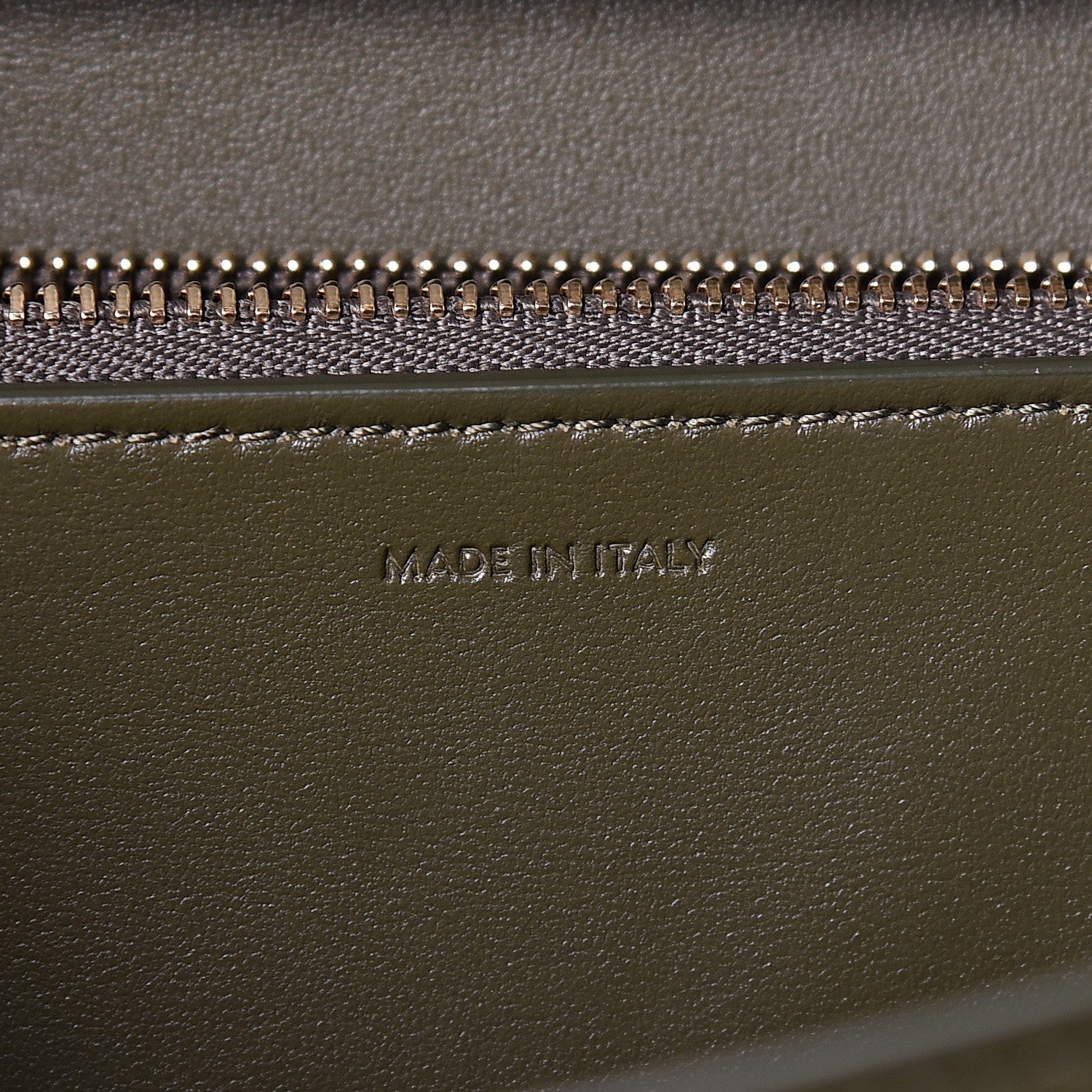 Celine Box Calfskin Classic Box Medium Flap Bag Army Green 6 of 10