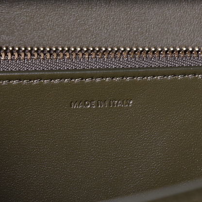 Celine Box Calfskin Classic Box Medium Flap Bag Army Green 6 of 10