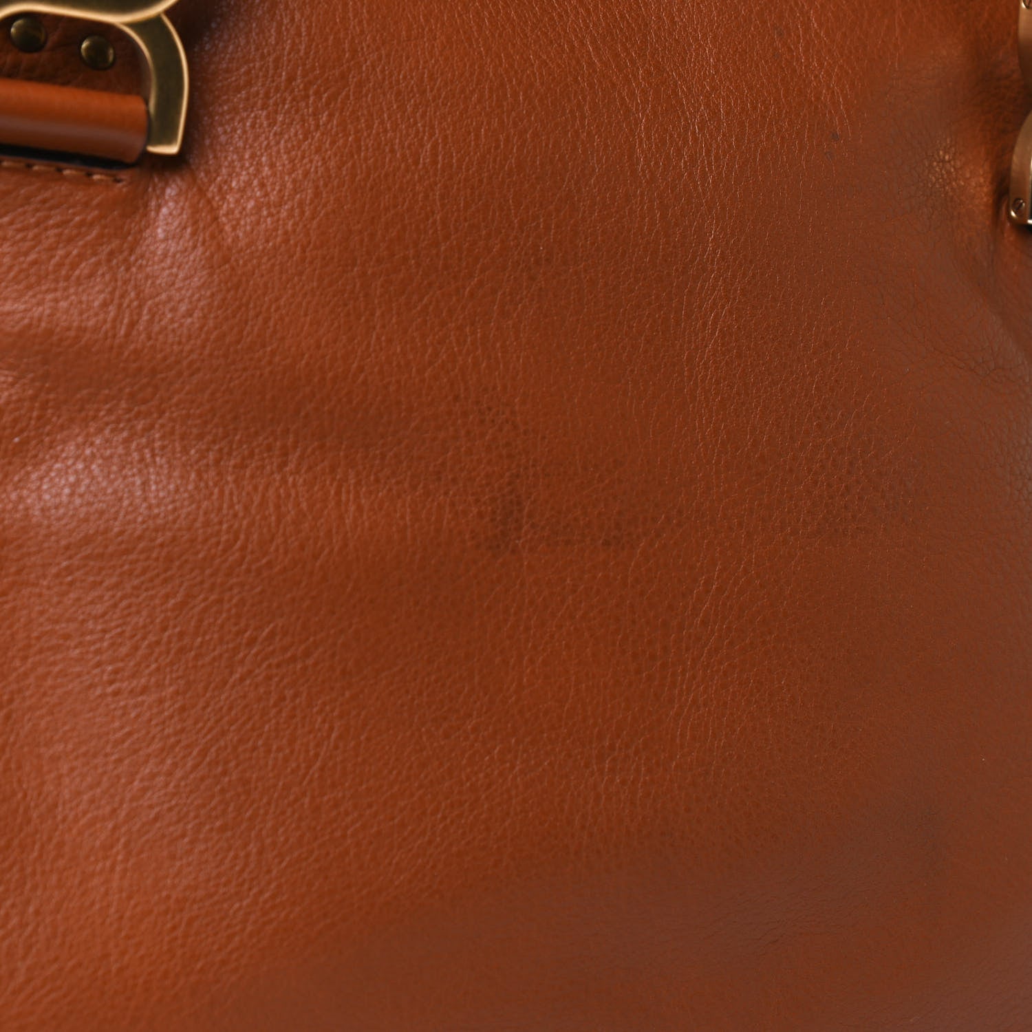 Chloe Calfskin Medium Marcie Satchel Tan 13 of 14