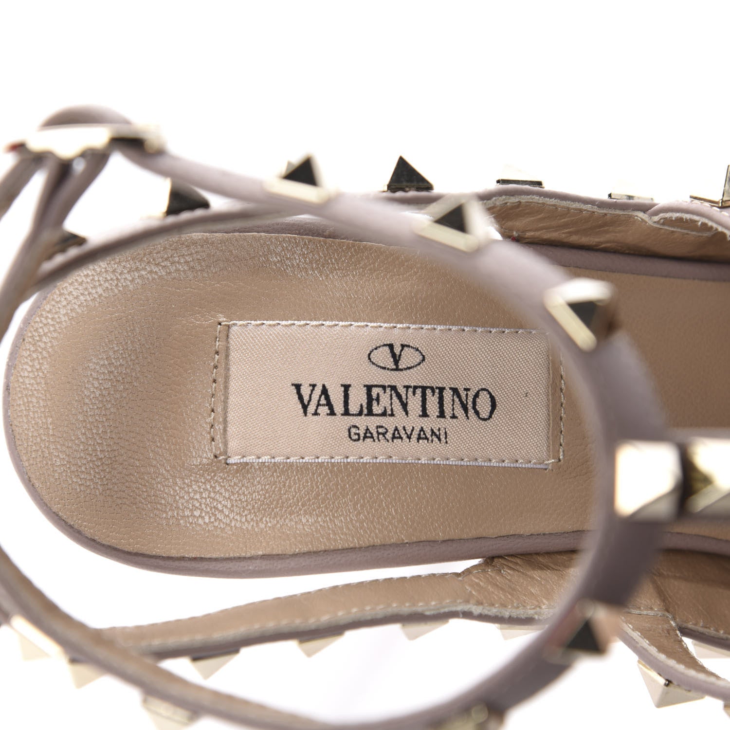 Valentino Garavani Patent Rockstud Ankle Strap 100mm Pumps 37.5 Rosso Valentino Poudre 7 of 9