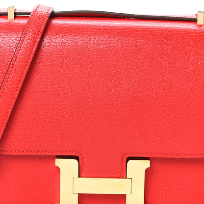 Hermes Chevre Mysore Constance 18 Rouge De Coeur 8 of 12