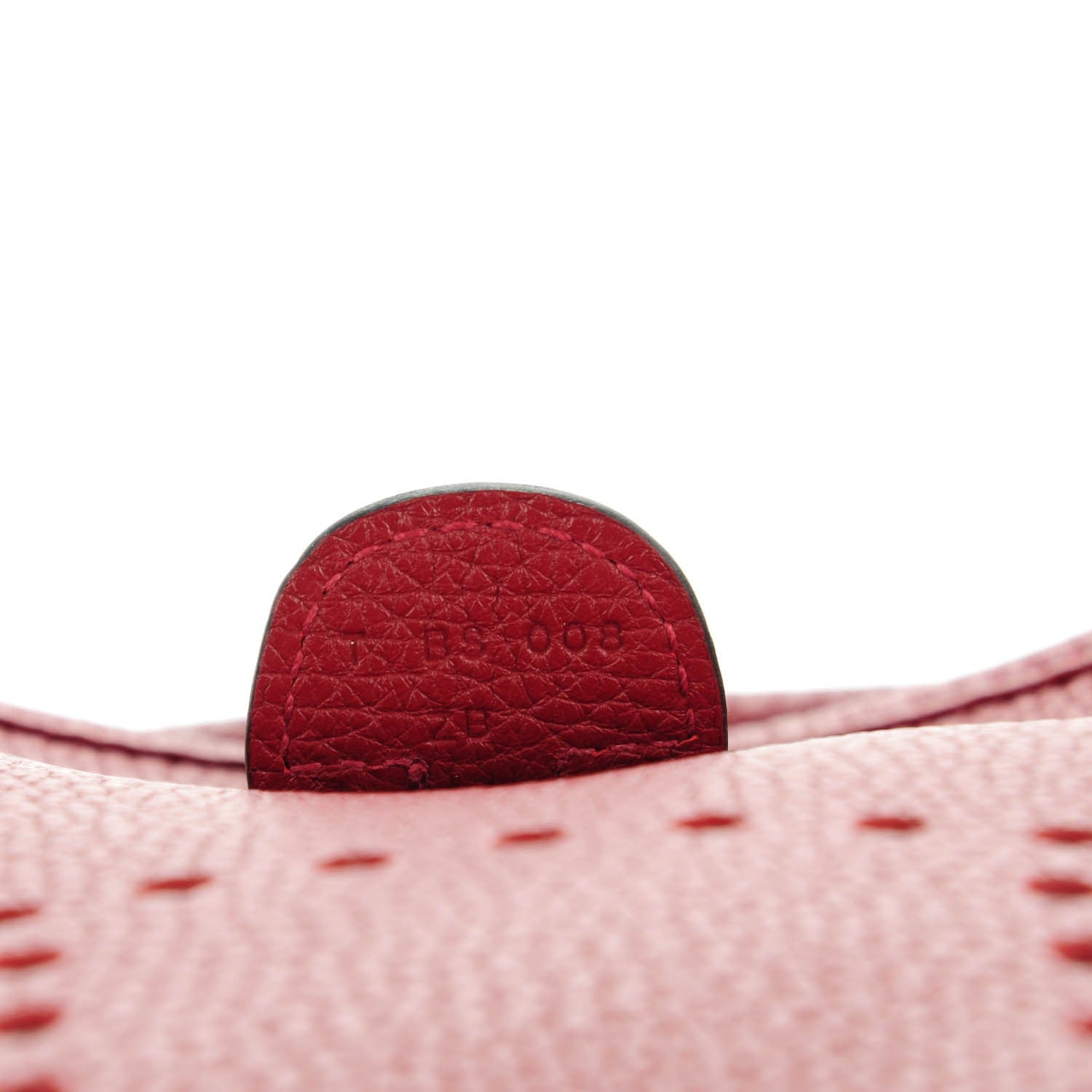 Hermes Taurillon Clemence Evelyne III PM Rouge H 5 of 8