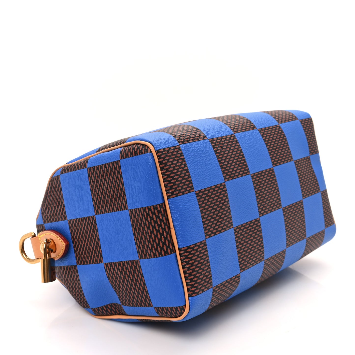 Damier Pop Speedy Bandouliere 25 Blue