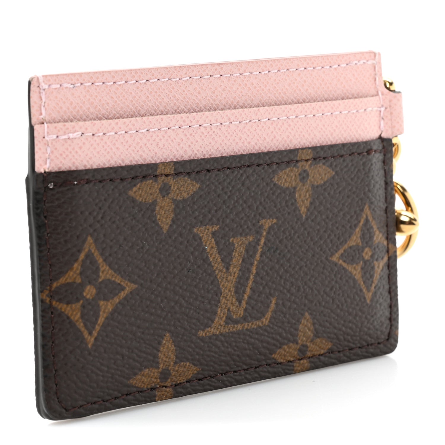 Louis Vuitton Monogram LV Charms Card Holder Rose Ballerine 3 of 10