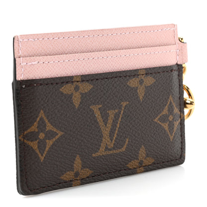 Louis Vuitton Monogram LV Charms Card Holder Rose Ballerine 3 of 10