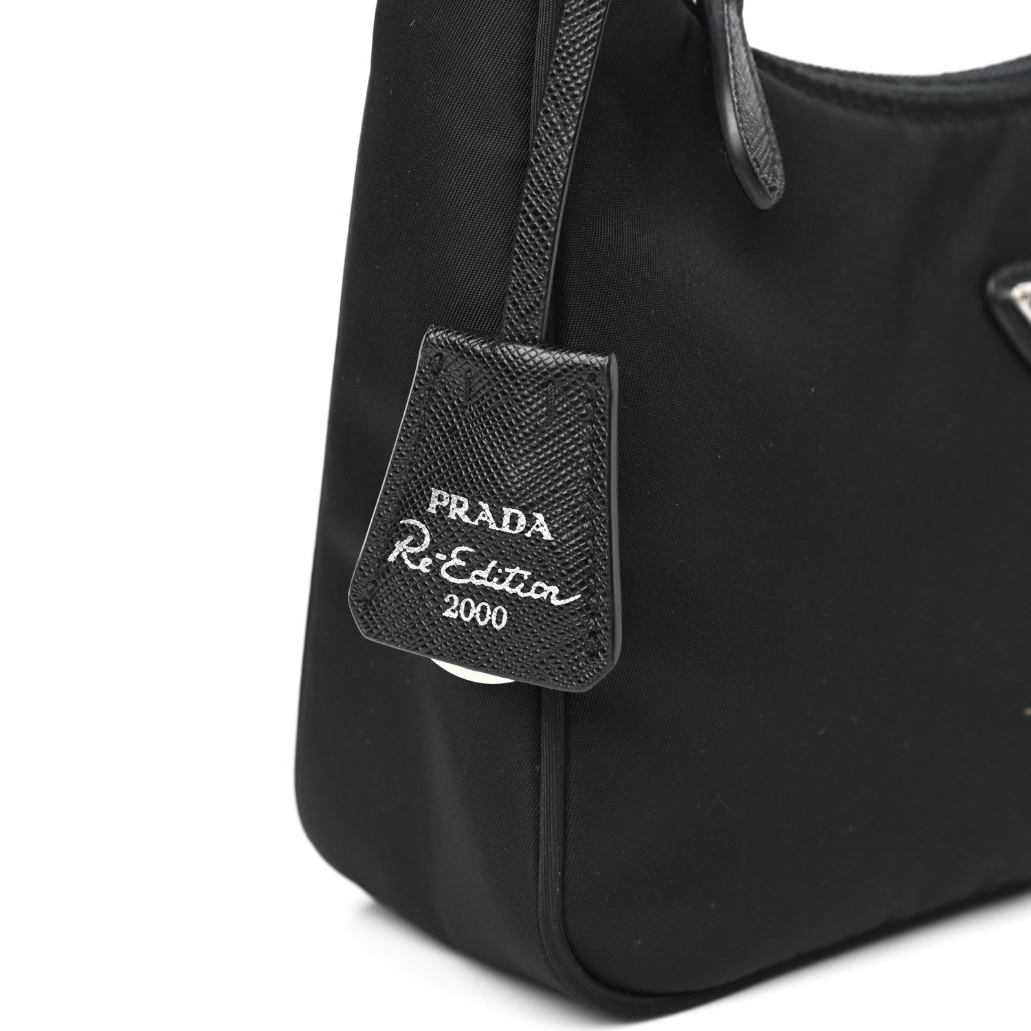 Prada Tessuto Nylon Mini Re-Edition 2000 Bag Black 9 of 12