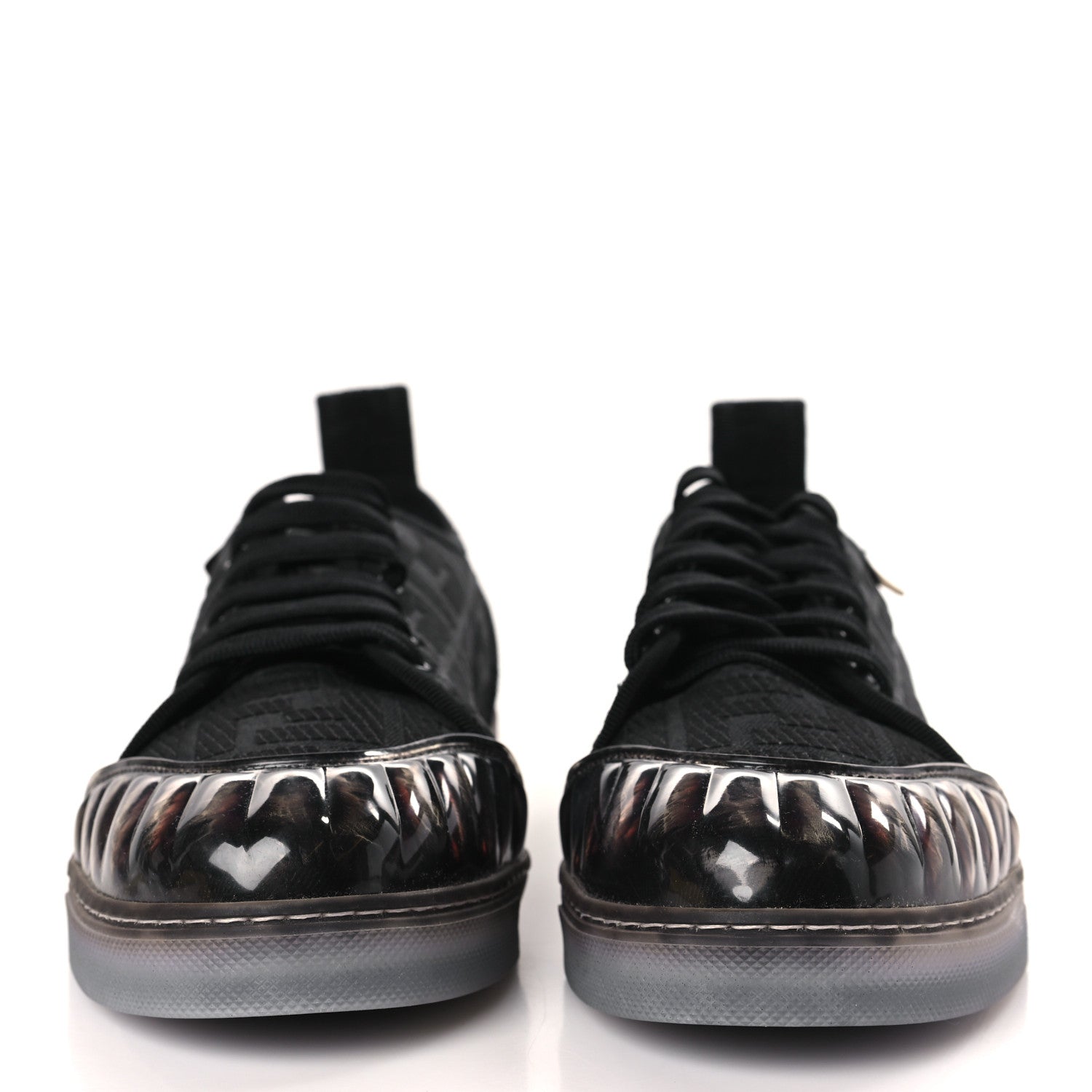 Fendi Corda FF Promenade Low Top Sneakers 41 Black 2 of 9
