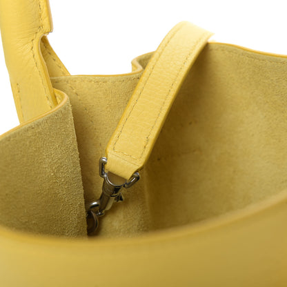 Celine Grained Calfskin Nano Big Bag Bucket Citron 11 of 11