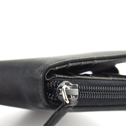 Prada Tessuto Nylon Compact Zip Around Wallet Black 10 of 13