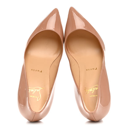 Christian Louboutin Patent Pigalle Follies 85mm Pumps 35 Nude 2 of 12