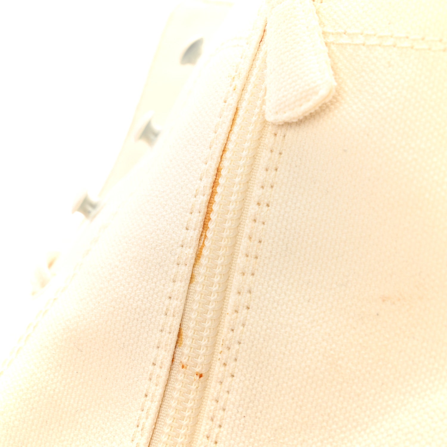 Chanel Fabric CC Lace Up Boots 41 White 14 of 15