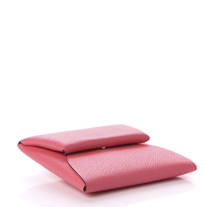 Hermes Epsom Bastia Coin Purse Rose Azalee 4 of 6