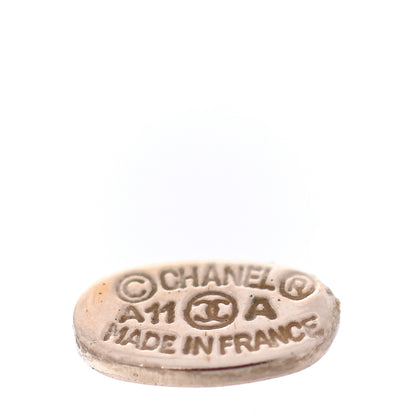 Chanel Crystal CC Star Earrings Gold 4 of 5
