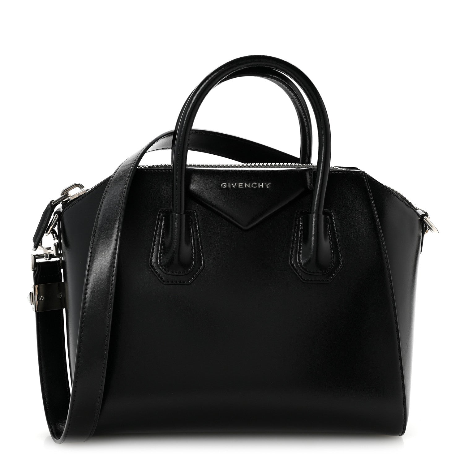 Givenchy Shiny Lord Calfskin Small Antigona Black 1 of 14