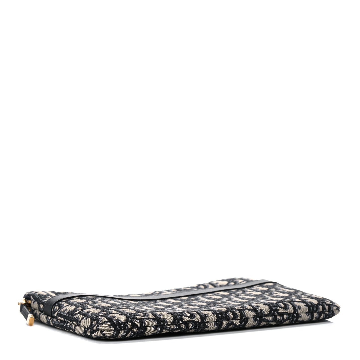 Oblique Pouch Clutch Blue