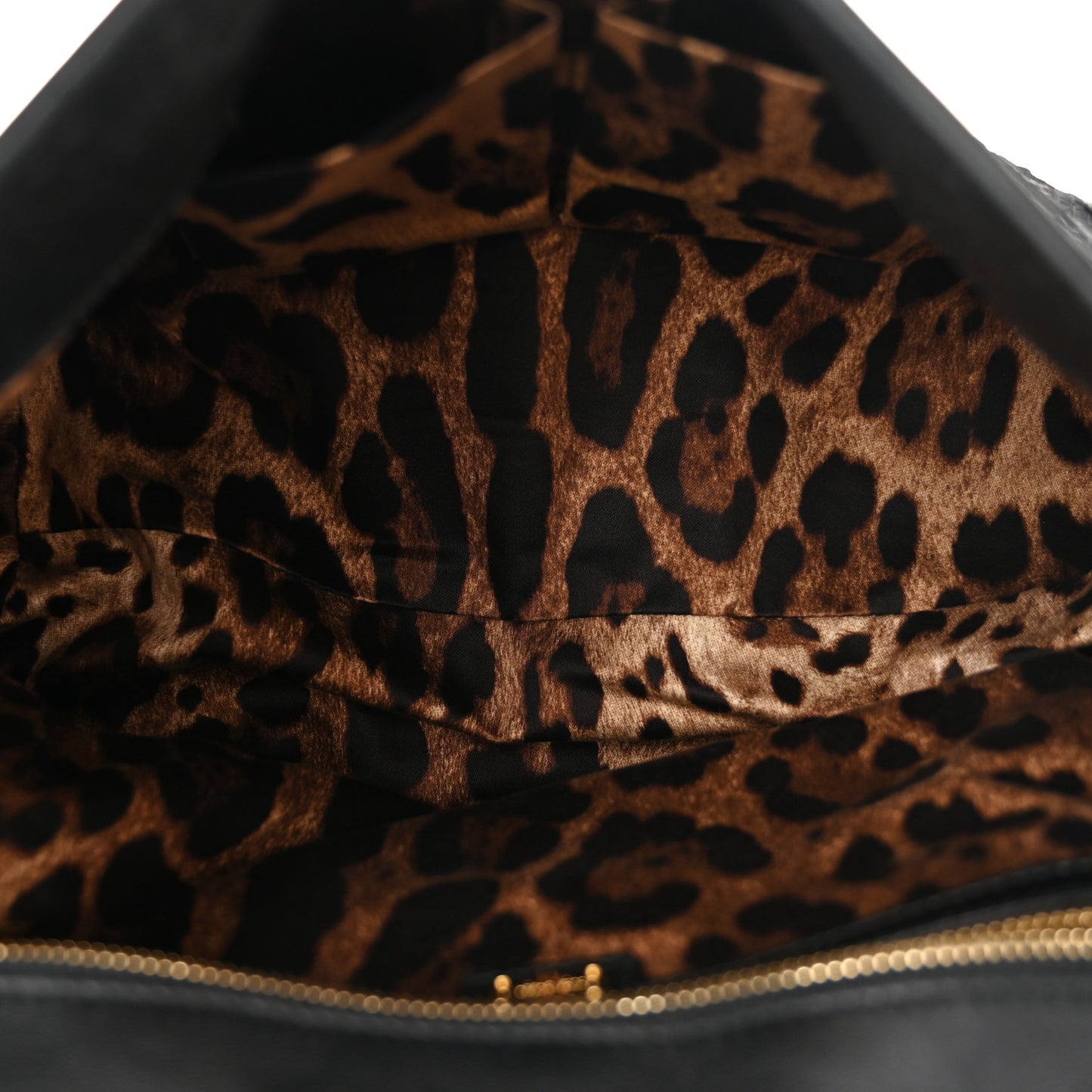 Calfskin Lace Miss Sicily Satchel Black