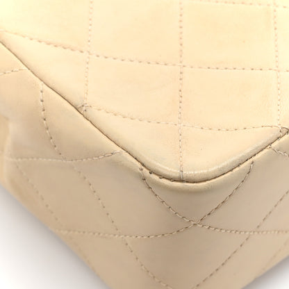 Chanel Lambskin Quilted Small Single Flap Beige 14 of 17
