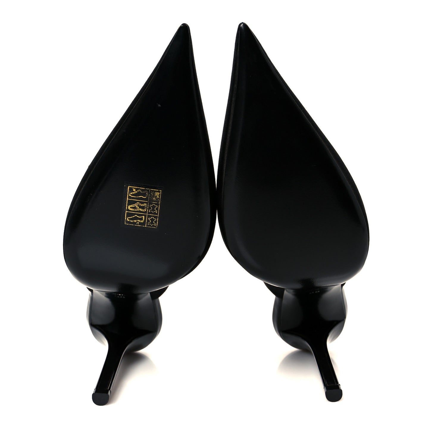 Raso Regale Raven 110 Slingback Pumps 38 Black