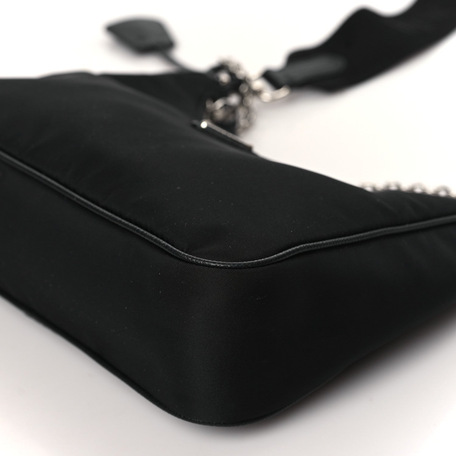 Prada Nylon Re-Edition 2005 Shoulder Bag Black 8 of 9
