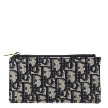Christian Dior Oblique Dior Pouch Navy Blue 1 of 6