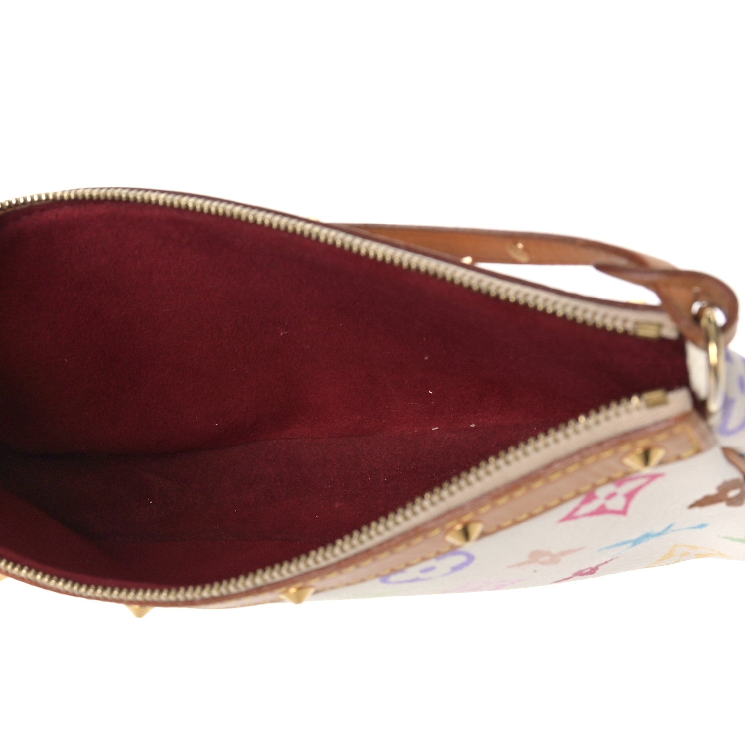 Louis Vuitton Monogram Multicolor Pochette Accessories White 5 of 9