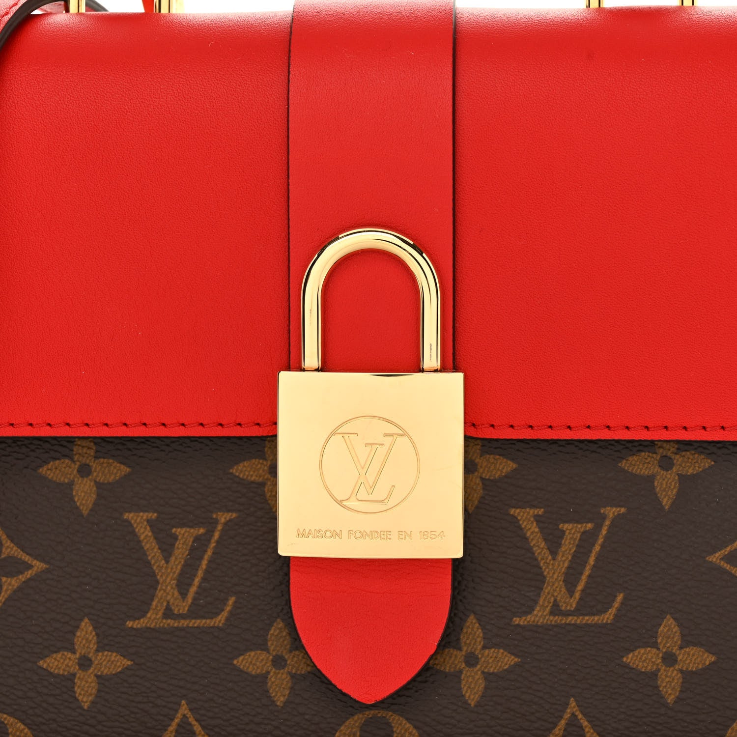 Louis Vuitton Monogram Locky BB Coquelicot 8 of 10