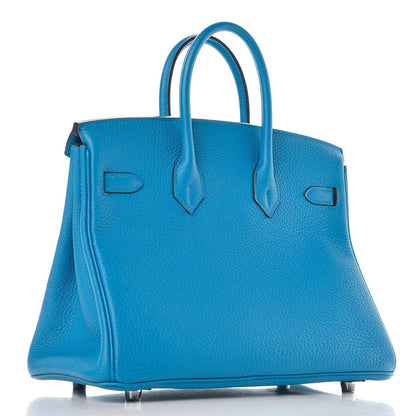 Hermes Togo Birkin 25 Bleu Zanzibar 3 of 8