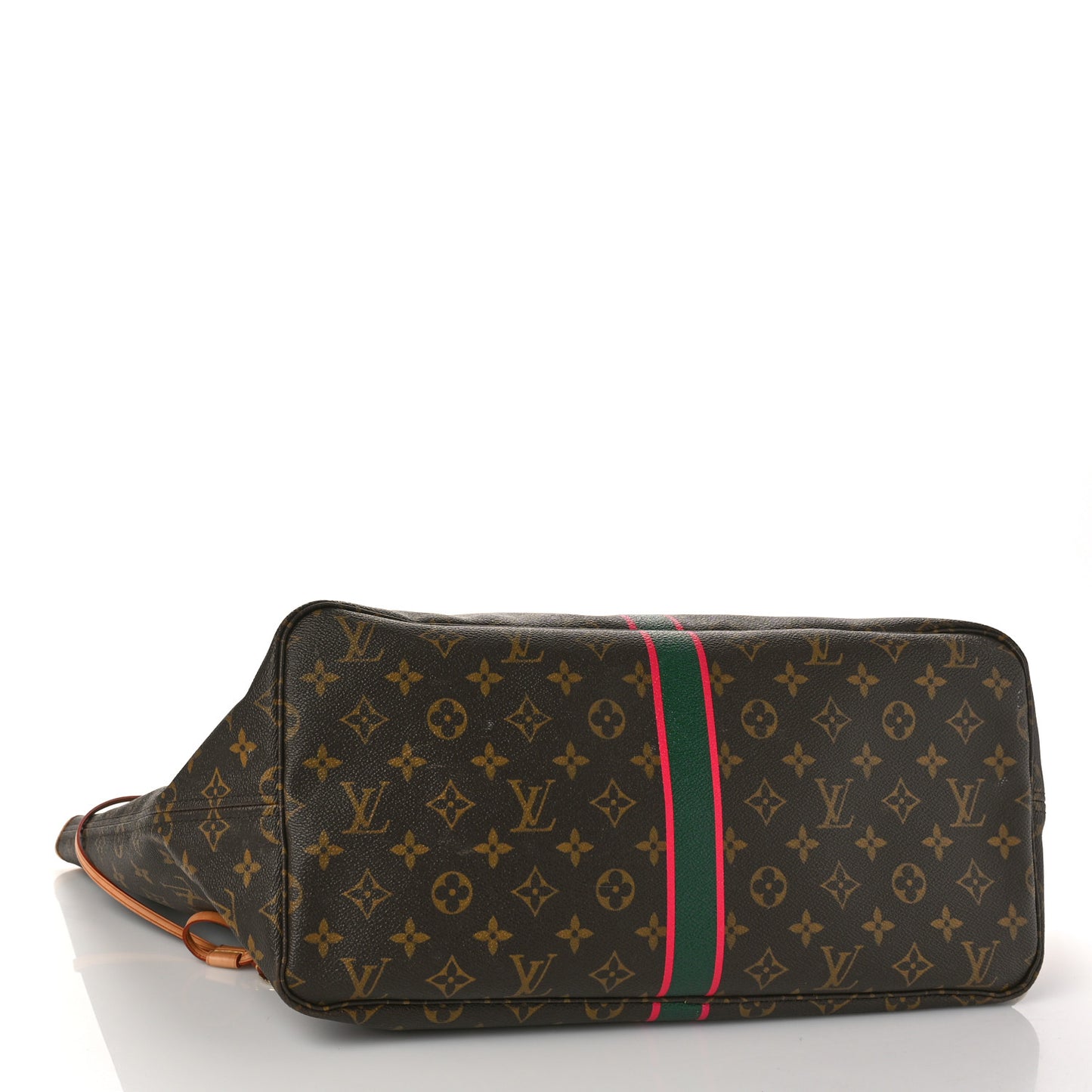 Monogram My LV Heritage Neverfull GM Vert Anglais Fuchsia