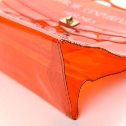 Hermes Vinyl Souvenir De L'Exposition Kelly Orange 8 of 9