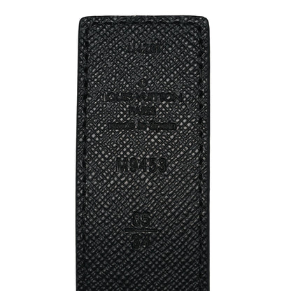 Louis Vuitton Calfskin Monogram 30mm LV Initiales Reversible Belt 85 34 Black 3 of 5