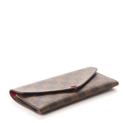 Louis Vuitton Damier Ebene Josephine Wallet Red 4 of 12