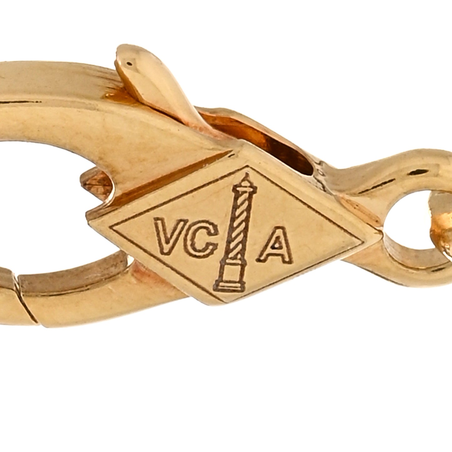 18K Yellow Gold Mother of Pearl Magic Alhambra Pendant