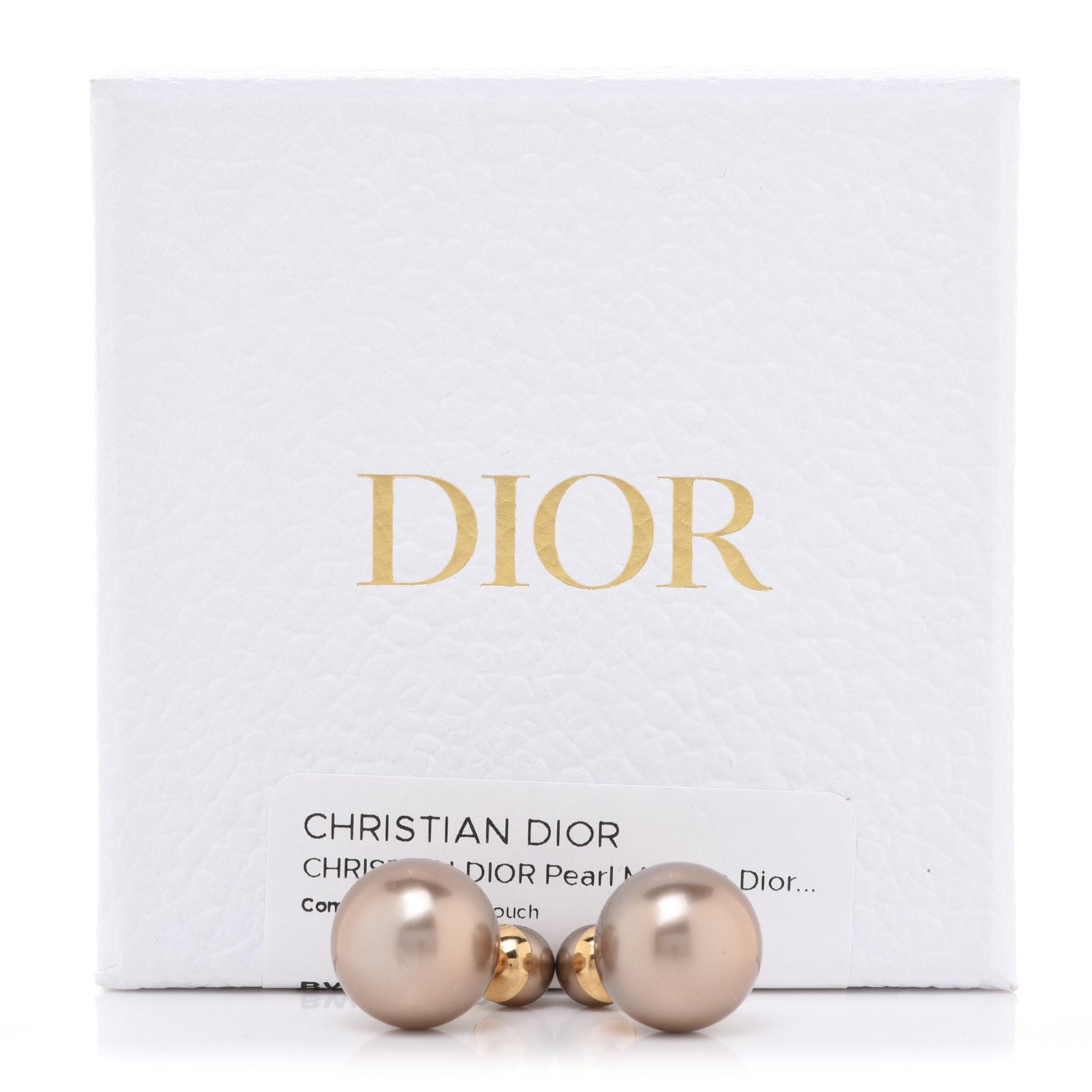 Christian Dior Pearl Mise En Dior Tribal Earrings 5 of 5