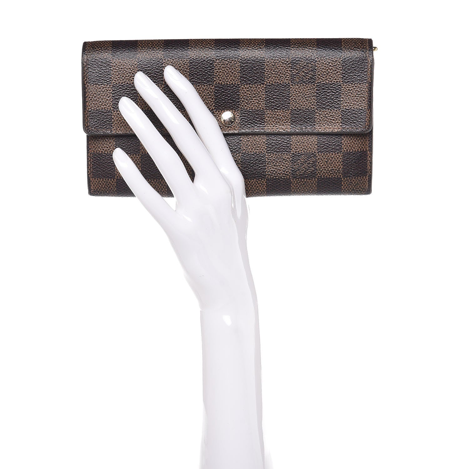 Louis Vuitton Damier Ebene Sarah Wallet 2 of 10