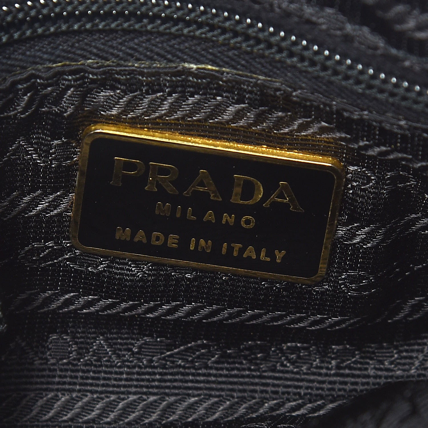 Prada Nylon Tessuto Impuntu Quilted Shoulder Bag Black 8 of 11