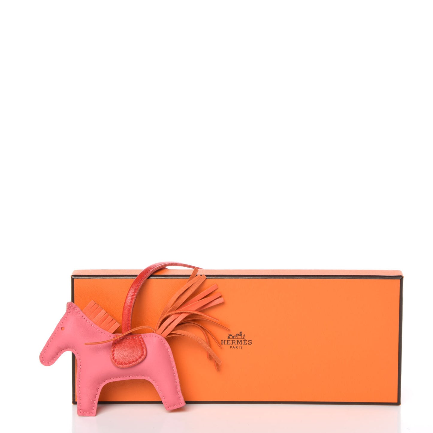 Milo Lambskin Grigri Rodeo Bag Charm PM Rose Azalee Orange Poppy Rouge Indien