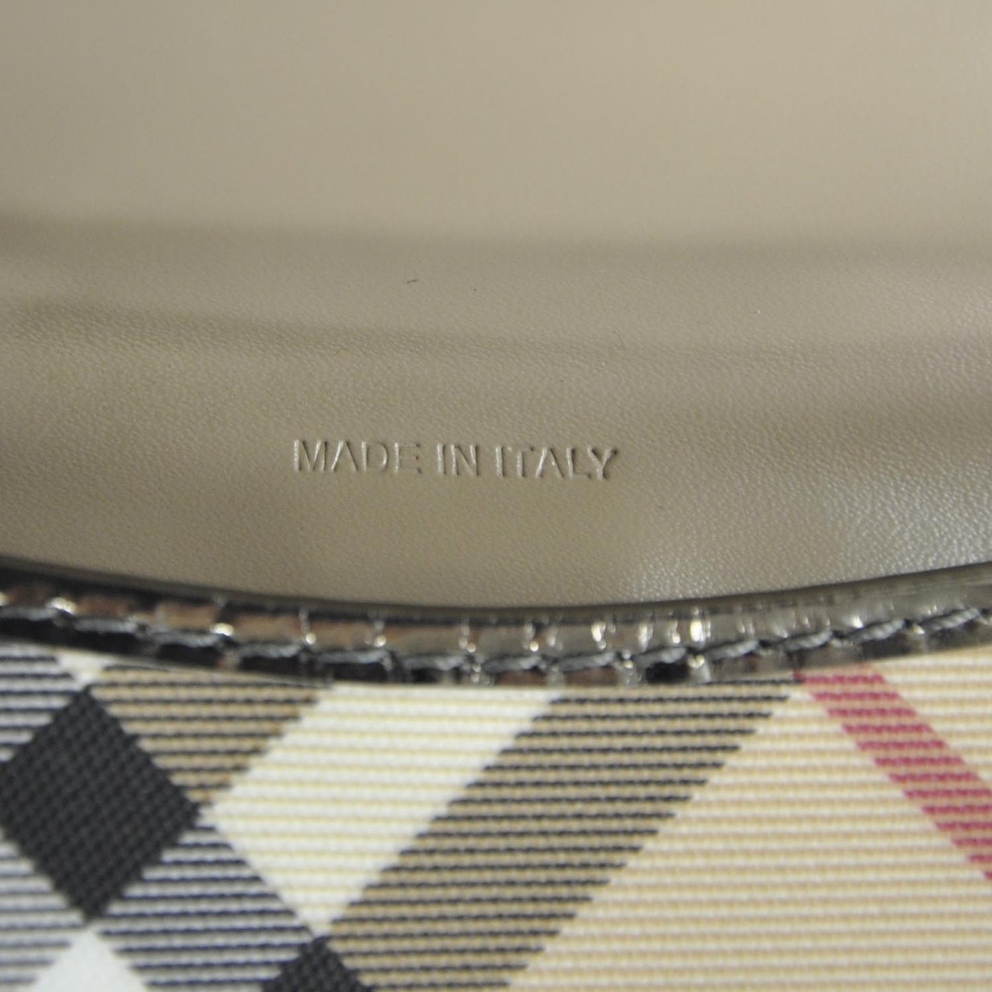 Nova Check Compact Wallet Metallic