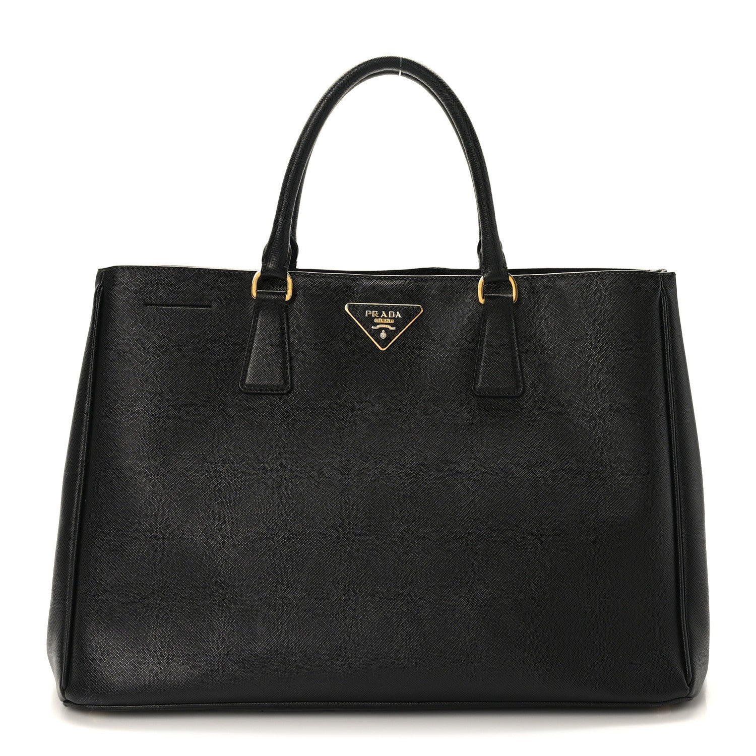 Prada Saffiano Large Galleria Double Zip Tote Black 1 of 10