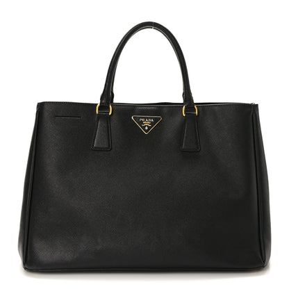 Prada Saffiano Large Galleria Double Zip Tote Black 1 of 10