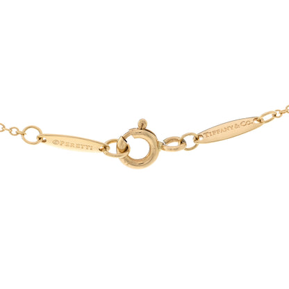 Tiffany 18K Yellow Gold Diamond .17ct Elsa Peretti Diamonds by the Yard Pendant Necklace 4 of 4