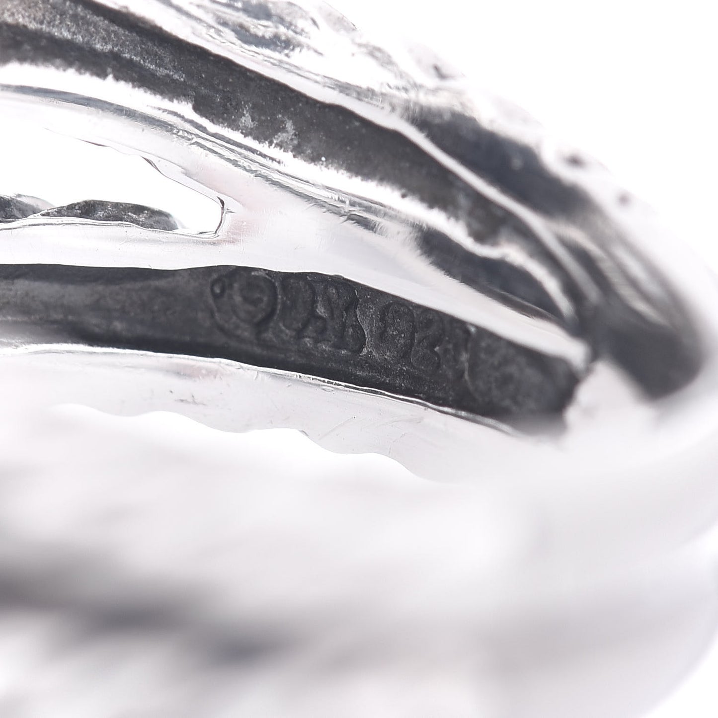 Sterling Silver Diamond Black Onyx 11mm Albion Ring 56 7.5