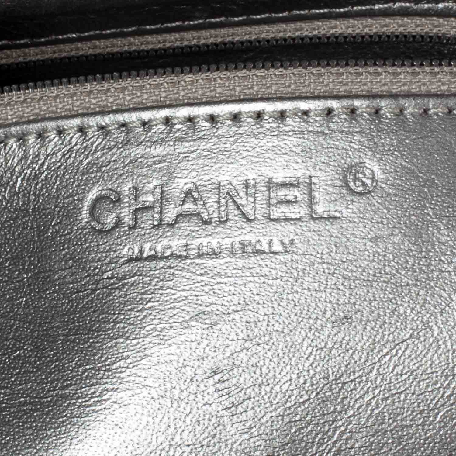 Chanel Patent Luxe Ligne Medium Tote Red 7 of 9