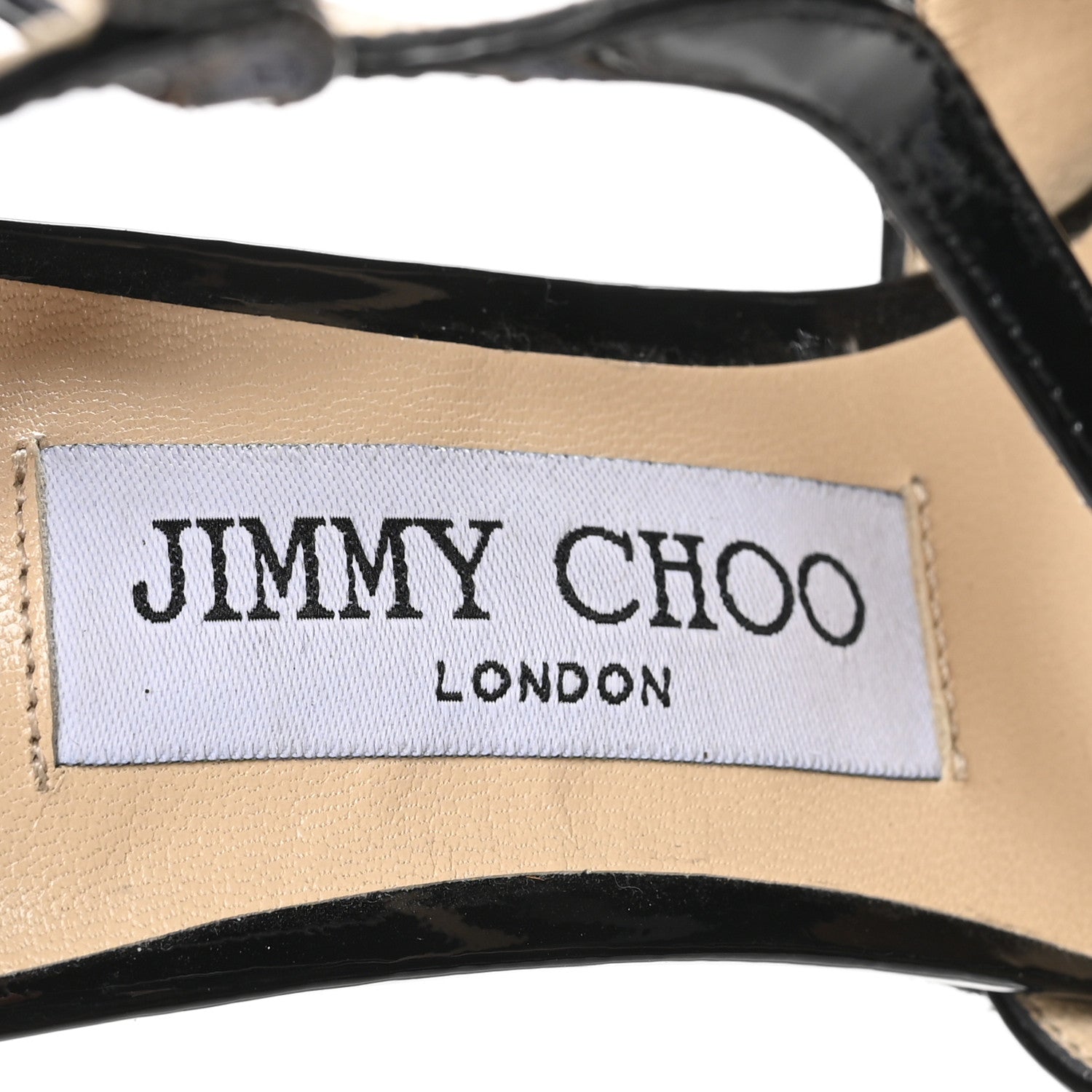 Jimmy Choo Patent Lancer 85 Pumps 37 Black 6 of 7
