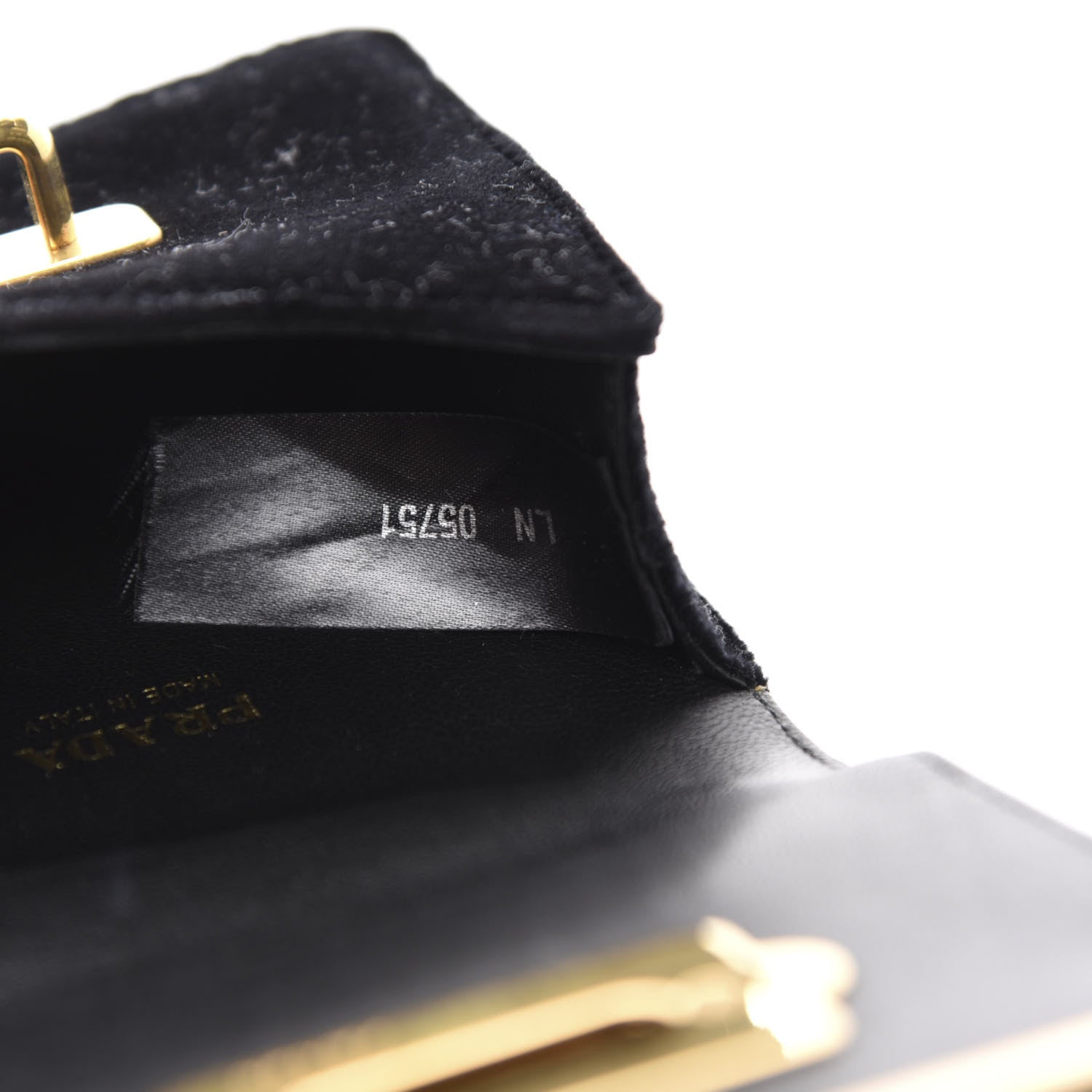Prada Velvet Crocodile Micro Cahier Bag Black 9 of 11