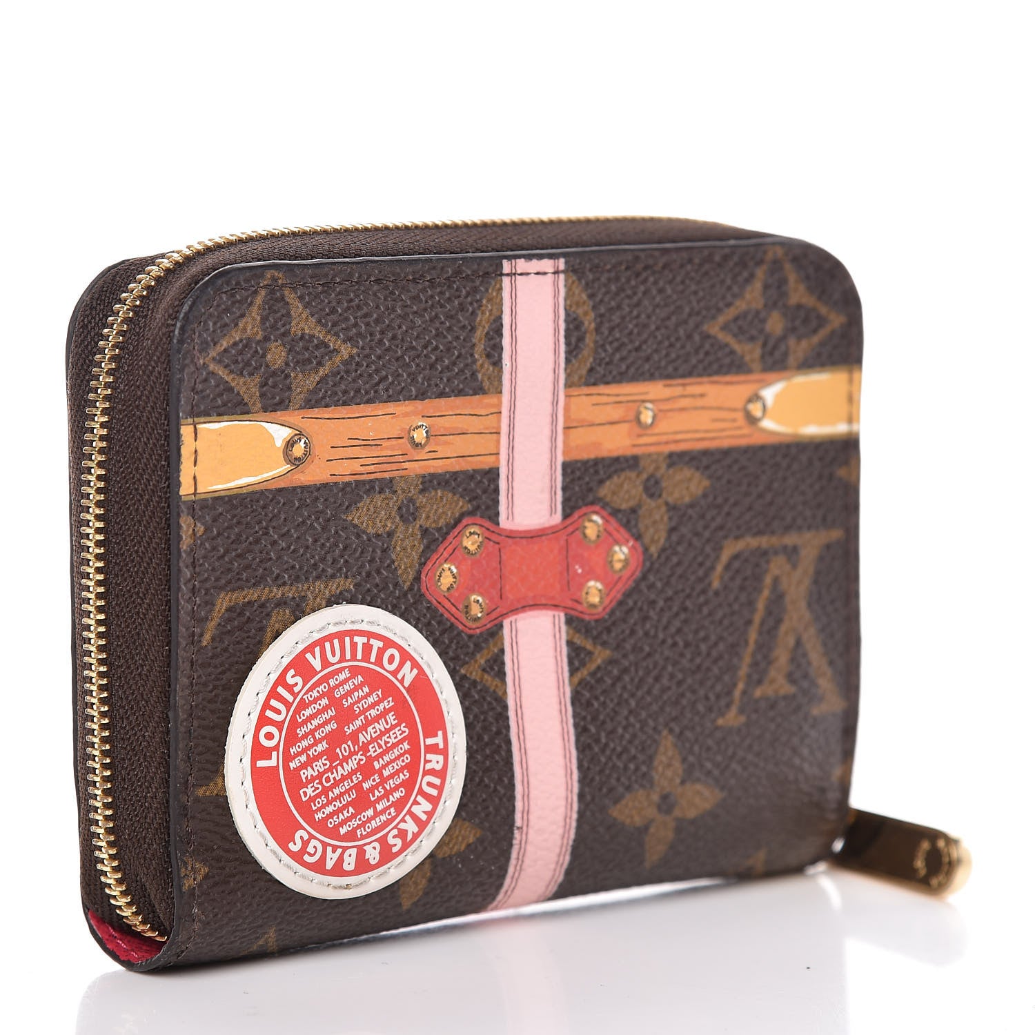 Louis Vuitton Monogram Summer Trunks Zippy Coin Purse 3 of 11