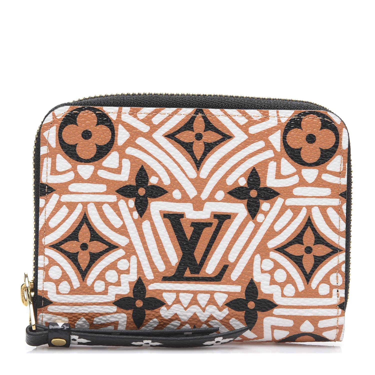 Louis Vuitton Monogram Giant Crafty Zippy Coin Purse Creme Caramel 1 of 5
