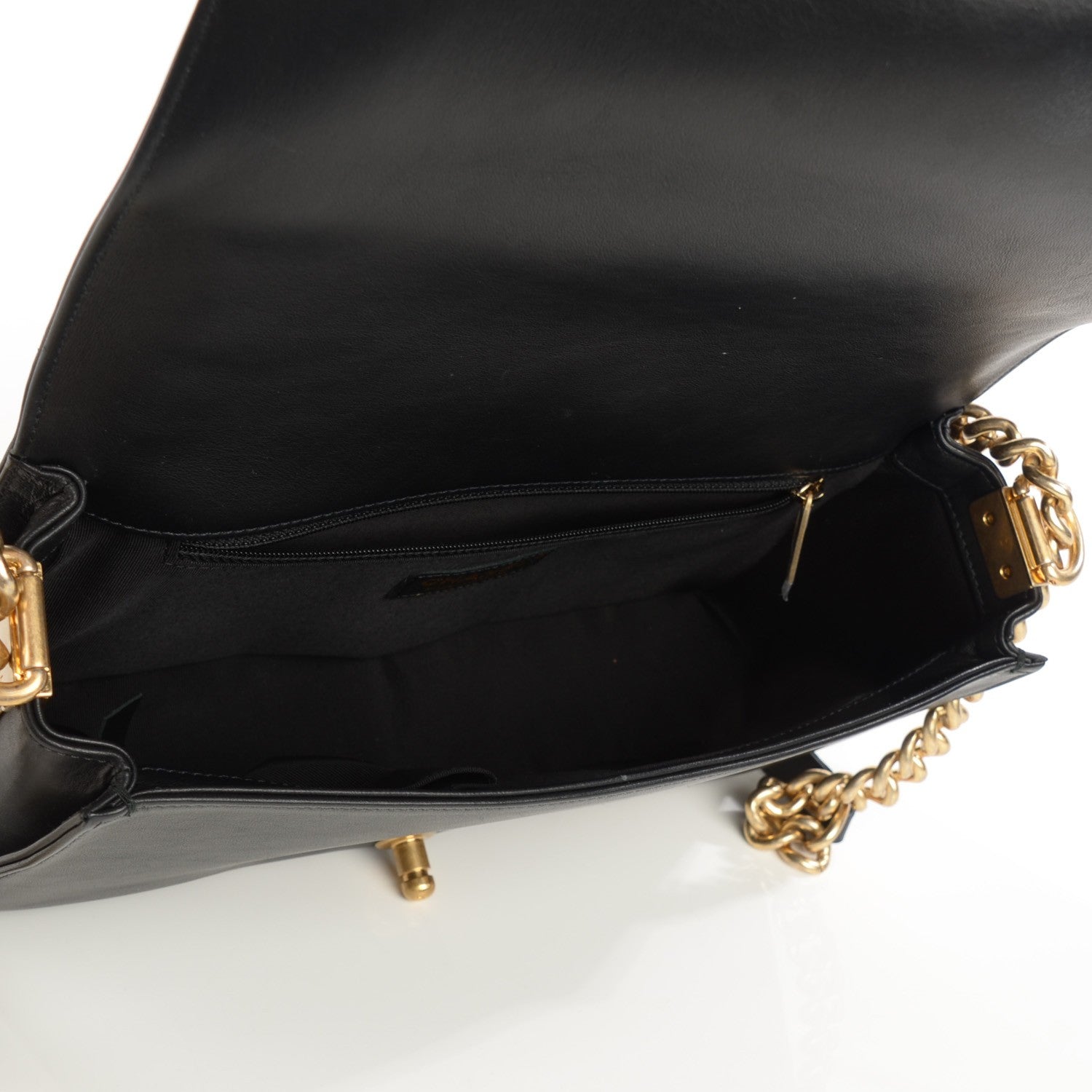 Chanel Braided Sheepskin Large Boy Reverso Flap Black 5 of 8