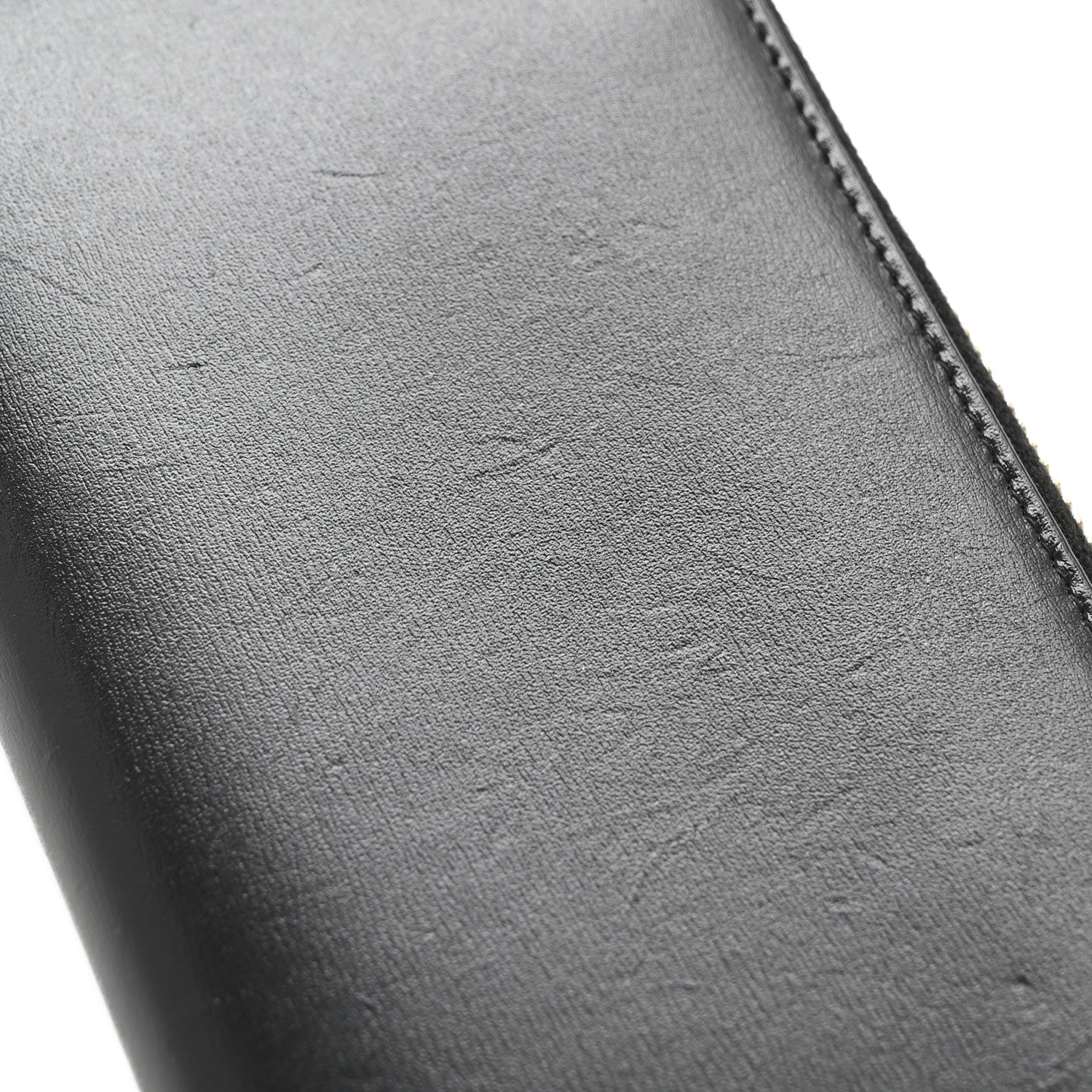 Saint Laurent Calfskin Zip Around Wallet Black 10 of 11