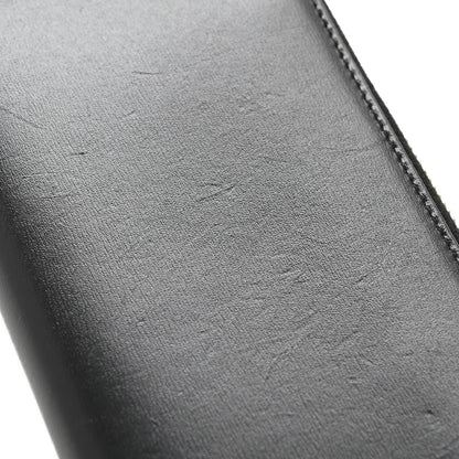 Saint Laurent Calfskin Zip Around Wallet Black 10 of 11